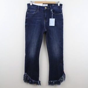 Frame Denim Mid-Rise Le Crop Mini Bootcut Jeans